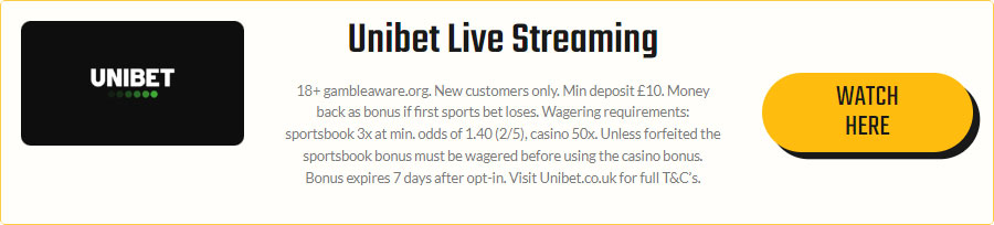 Unibet Live Streaming