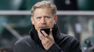 Former Man United football goalkeeper Peter Schmeichel