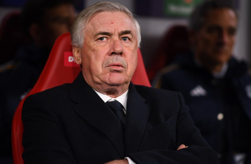 Real Madrid football manager Carlo Ancelotti