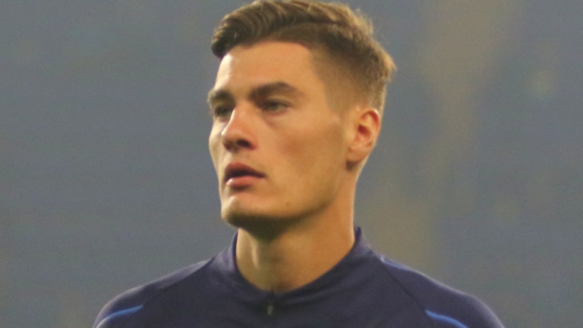 Patrik Schick playing football for Czechia