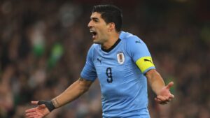 Luis Suarez of Uruguay