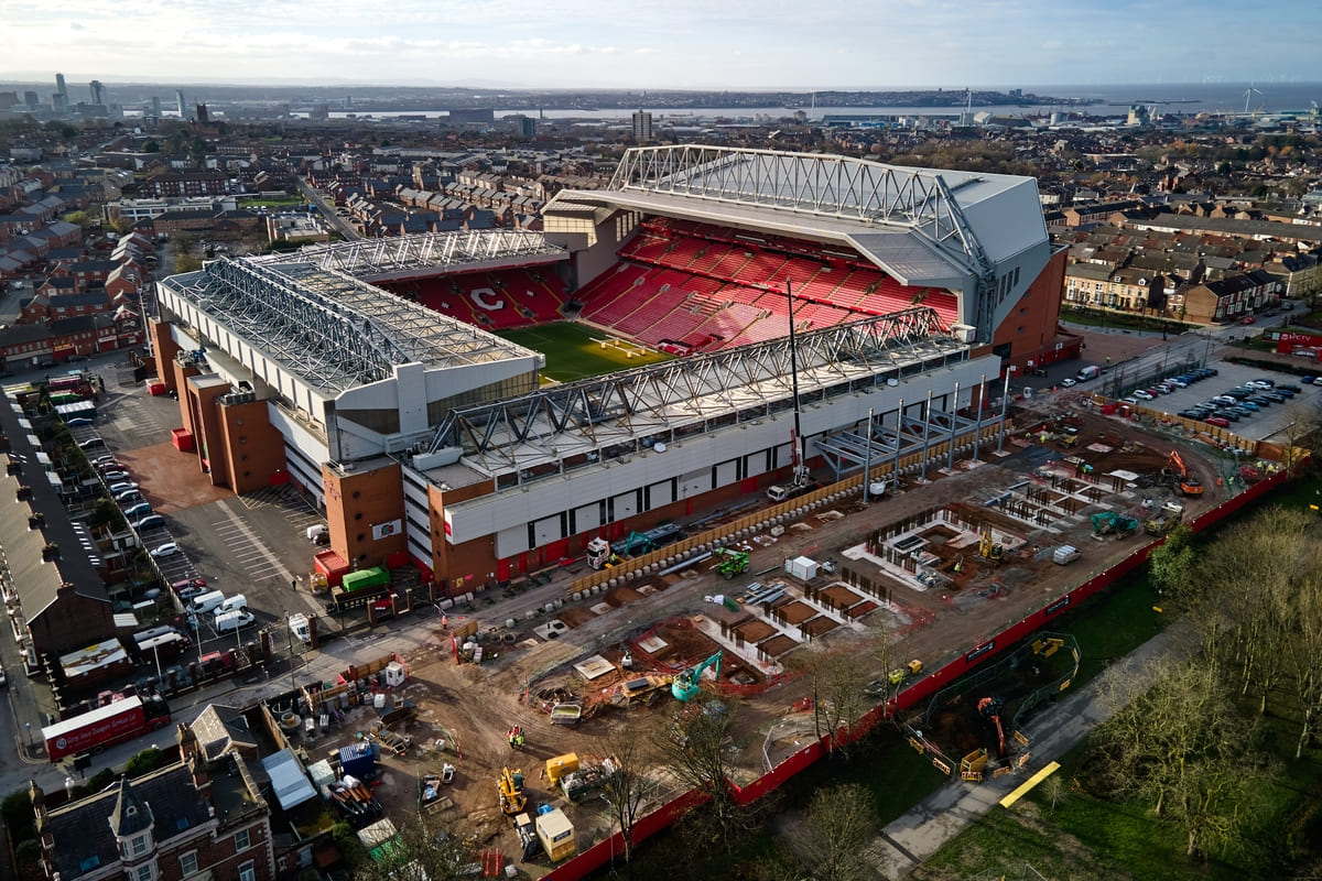 Liverpool football stadium Anfield