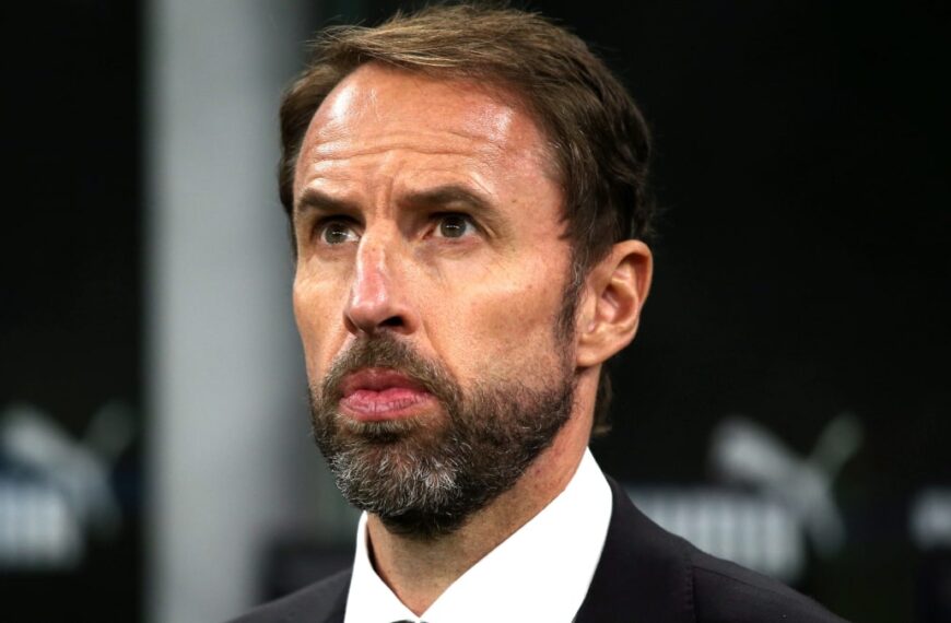 England football manager Gareth Southgate