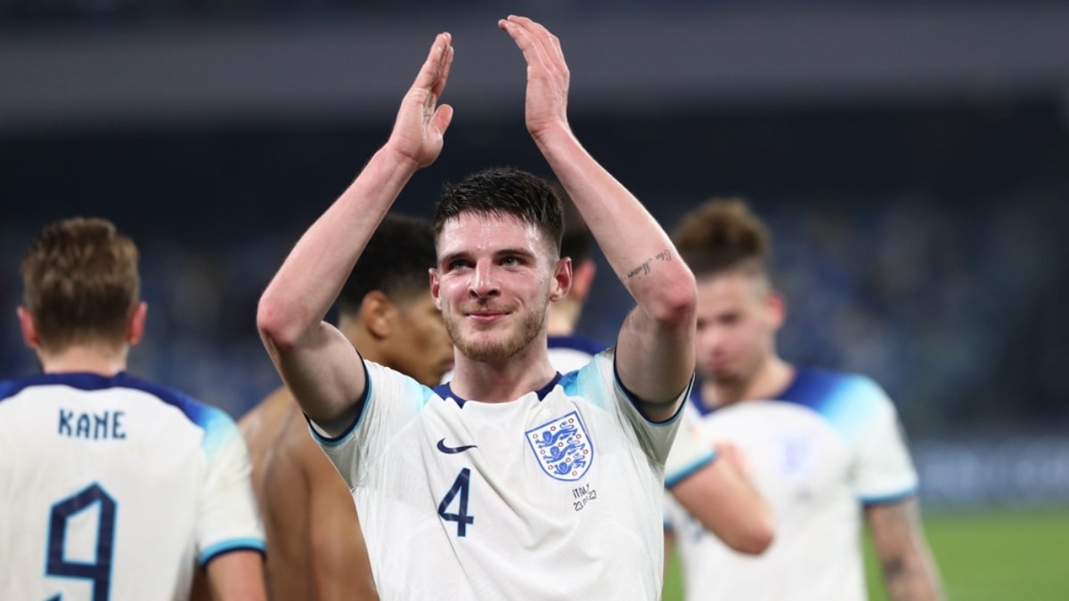 Declan Rice of England