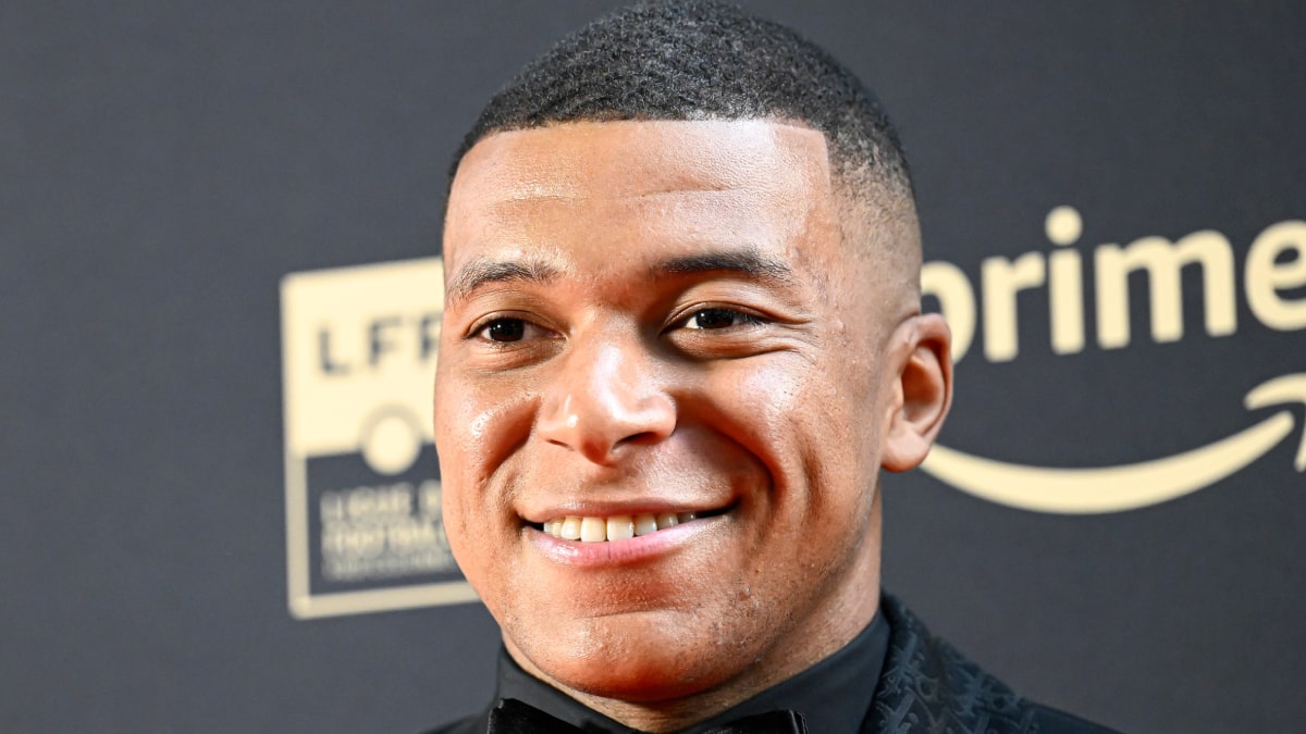 Real Madrid football player Kylian Mbappe