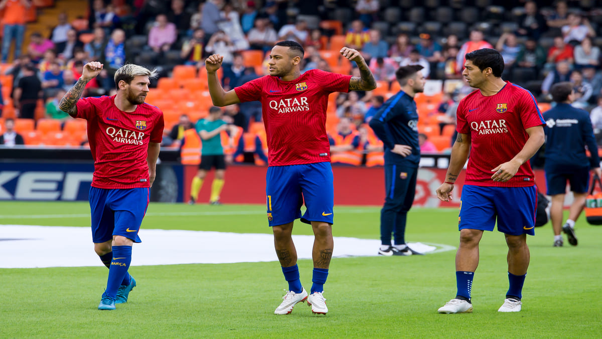 Messi, Suarez and Neymar