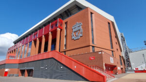 Liverpool Football Club's Anfield home stadium