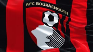 Bournemouth football club flag, badge and logo