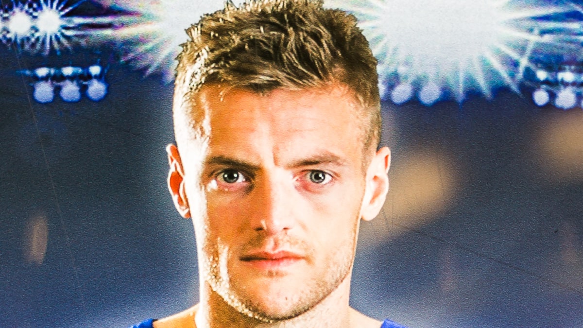 Leicester City football player Jamie Vardy